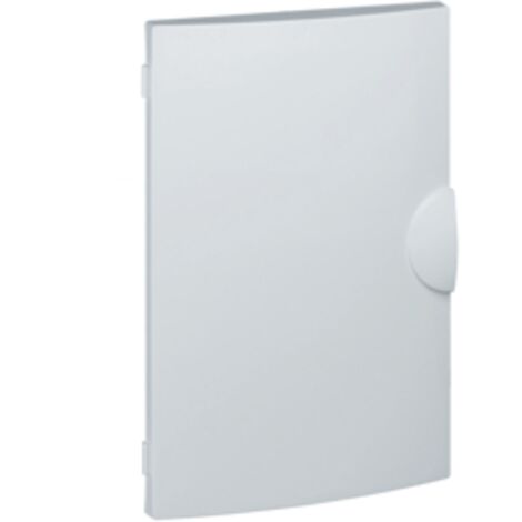 Hager – Porte de coffret électrique 375x250mm 2 rangées 13 modules – GP213P – Indice de protection IP40 – Finition blanche RAL 9010
