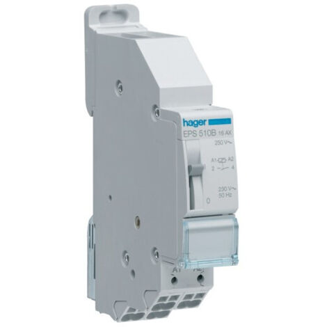 Télérupteur bornes automatiques 1F 230V HAGER EPS510B