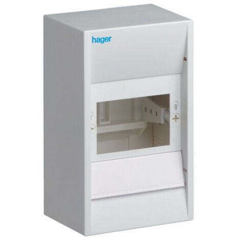 Coffret cache- borne 1 rangée, 4 modules - GD104A - Hager