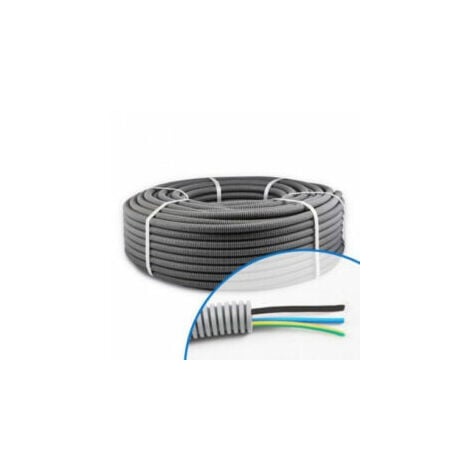 Gaine ICTA préfilée 3G1,5 NBV/J - Diamètre 16 mm - Rouleau de 100 m