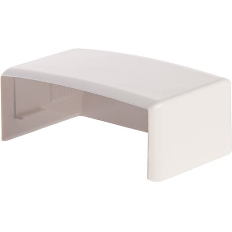 Embout Variasouple pour moulure Keva 32x12mm – Lot de 2 – Blanc Arctic – Montage encliquetable pour finition esthétique – Planet Wattohm (1/5)