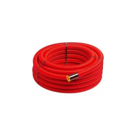 Gaine électrique rouge diamètre 40mm – Longueur 25 mètres – Résistance aux chocs – TPC40R25 – Cable Courant Fort