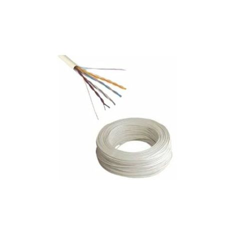 Câble PTT blanc 298 - 4 Paires - Cat.5 - en couronne de 100 m - 2984PAWG24C100 (1/2)