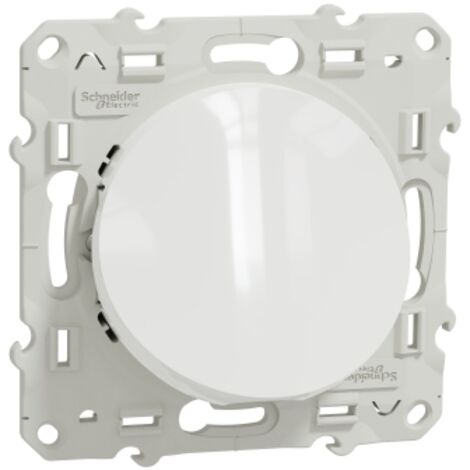 Schneider Electric – Sortie de câble encastrée pour câbles 6 à 12 mm² – PBT et ABS anti-UV – Finition brillante – S520662