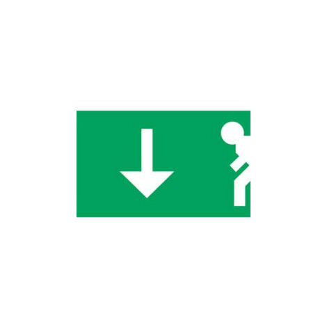 Etiquette de signalisation adhésive pour bloc lumineux