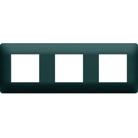 Plaque de finition - Anthracite - de 1 à 4 postes - Essensya - Hager - 3 postes, 71 mm - WE523