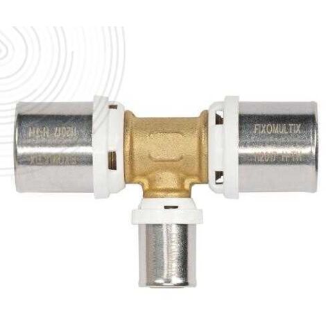 Raccord à sertir réduit multicouche - Ø32x26x32 - 30344-32-26-32 - Fixoconnect - Ayor