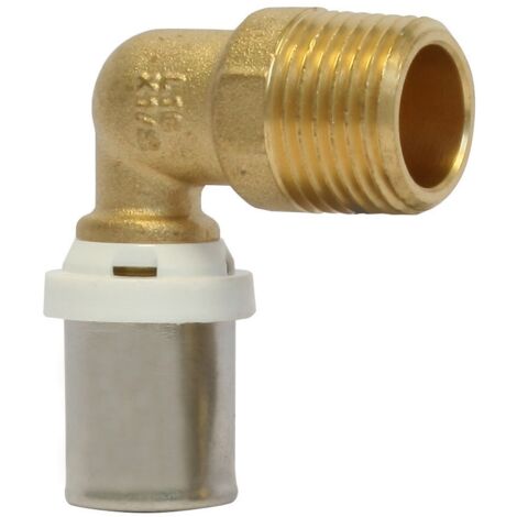 Coude mâle à sertir multicouche 20/27 - Ø26-3/4” - 30362-26-20 - Fixoconnect - Ayor