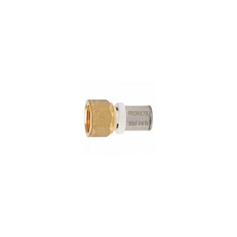 Raccord droit femelle multicouche 15/21 fixe à sertir - Ø20-1/2” - 30312-20-15 - Fixoconnect - Ayor (1/3)