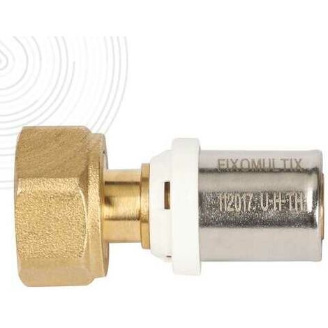 Raccord multicouche écrou tournant à sertir - Ø26x26/34 - 30314-26-26 - Fixomultix - Ayor