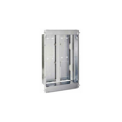 Legrand – Bac en métal 2 travées Drivia 13 pour coffret 4 rangées – Panneau Enedis et coffret de communication – Dimensions 521x757x166mm (1/6)