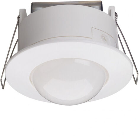 Détecteur de mouvement infrarouge plafond semi-encastré 360° - Blanc - 52371 - Hager