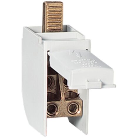 Legrand – Répartiteur pour tableau électrique 125A – 16 connexions – Fixation sur rail DIN – 4871