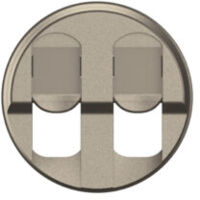 ENJOLIVEUR PRISE RJ45 DOUBLE TITANE Céliane 2024 - CT2346 - Legrand