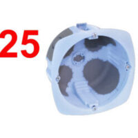Pack de 25 Boites d'encastrement étanche à l'air pour 32A - 1 poste - Ø 85mm - XL Air'Métic - 52270 - EurOhm