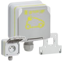 Legrand – Prise de courant Green'up 3,2kVA étanche IP66 – Intensité 16A – Installation en saillie – Compatible mode 1 et 2