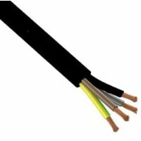 Electraline Câble Électrique H05VV-F 2x1 Mm² - 20 Mètres - Noir