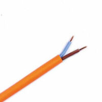 Câble CR1 anti feu 2 x 1,5 mm² – Résistant au feu pour circuits de sécurité incendie – Gaine PVC orange – Vendu au mètre – Cable Courant Fort