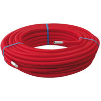 Tube multicouche gainé - Ø16 x 2mm - Couronne de 100m - Rouge - NF - 3303-16-100 - Fixoconnect - Ayor