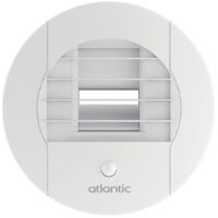 Atlantic – Bouche VMC autoréglable 526393 – Détecteur de présence – Ø 125mm – Débit 5 m³/h – Installation facile sans électricité