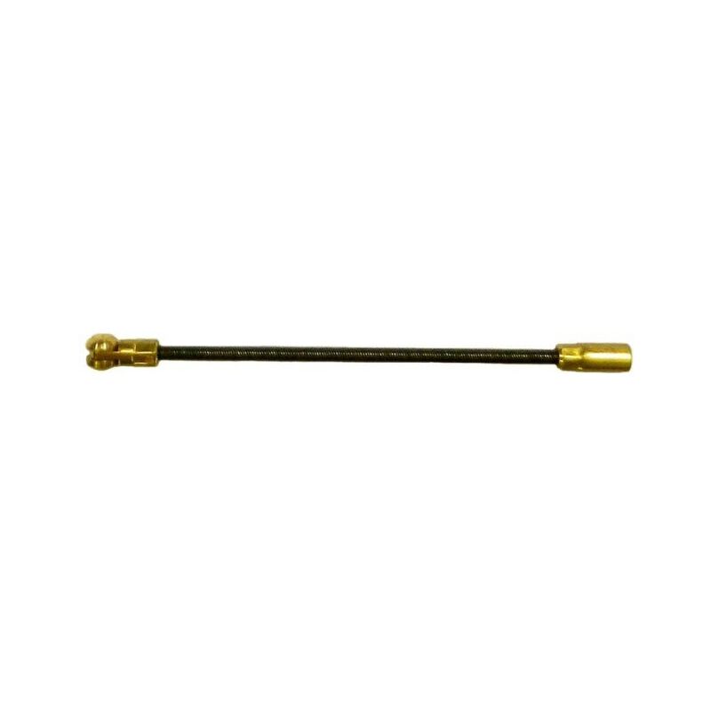 Testa flessibile in trefolo, con carrucola, per sonde tiracavi Ø3/4/5mm, filettatura M4 - Velamp ASM03