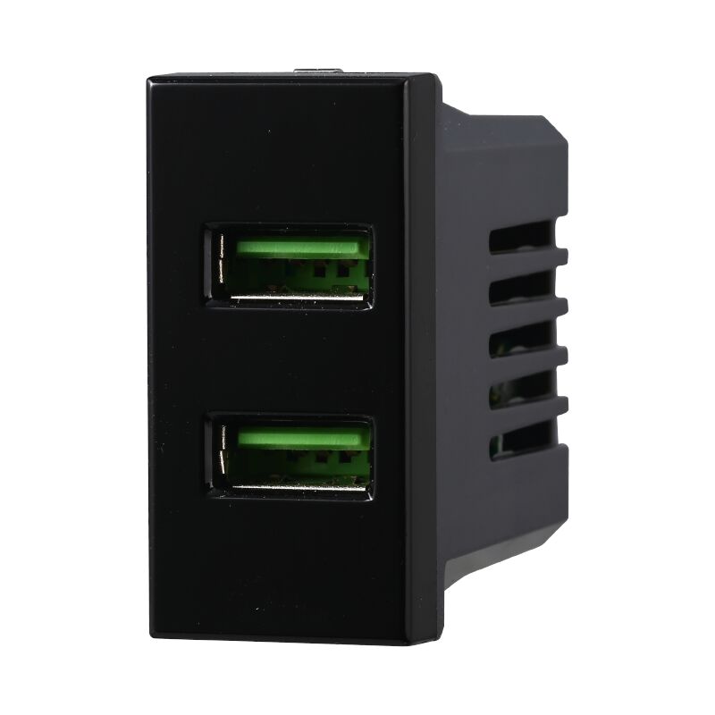 Modulo doppia presa USB 2.0 tipo A e USB 3.1 tipo C, 5Vdc 3,1A, serie