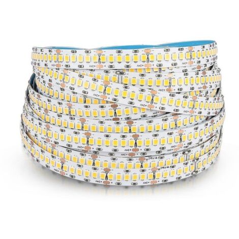 Strip led 24V, bianco caldo 3000K, 10 metri, chip Samsung, SMD2835, 18W/m, 240 led/m, IP20, larghezza 10mm, CRI95  - V-TAC PRO VT-10-240 331