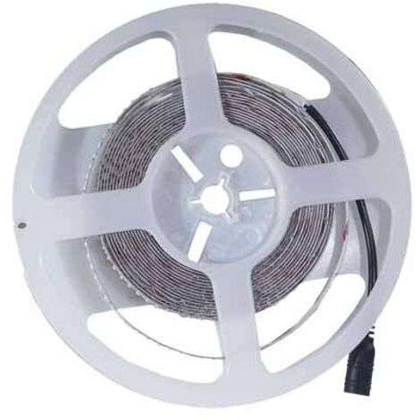 Strip led 12V, bianco naturale 4000K, 5 metri, SMD2835, 17W/m, 204 led/m, IP20, larghezza 10mm - V-TAC VT-2835 212462