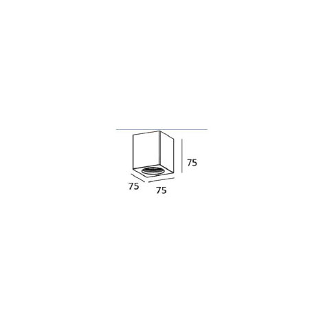 VTAC PORTAFARETTO LED GU10 DA SUPERFICIE ROTONDO BIANCO IP20 - SKU: 8944 -  VT-802