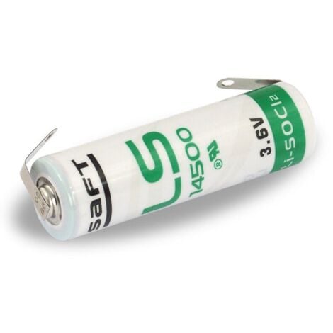 Batteria 1/2 AA Saft, Lio Cloruro Di Tionile, 3.6V, 1.2Ah - Foto 5