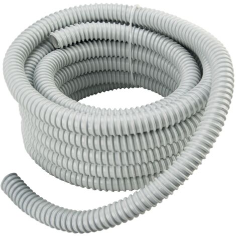 Guaina spiralata in PVC, ⌀40mm, grigio, classificazione 23114, 30 metri, serie GFE - Elettrocanali ECGFE40