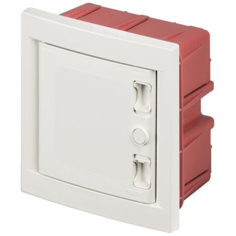 Centralino ad incasso, 4 moduli, bianco, IP40, con sportello cieco - Elettrocanali EC63004C