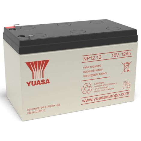 Batteria al piombo ermetica 12V 12Ah - Yuasa NP12-12