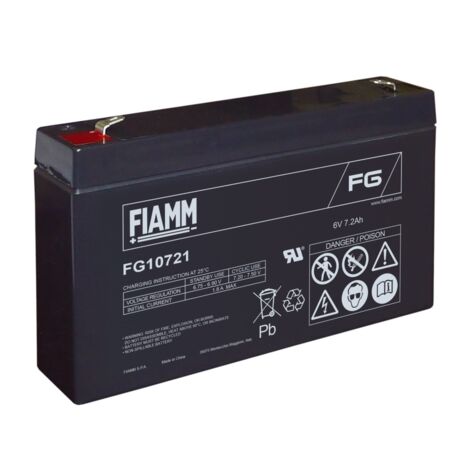 Batteria al piombo ermetica 6V 7,2Ah - Fiamm FG10721