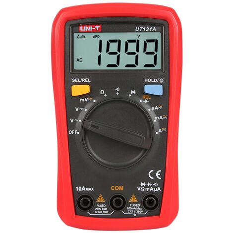 Multimetro digitale portatile LCDtesione DC e AC fino a 250V (1/5)