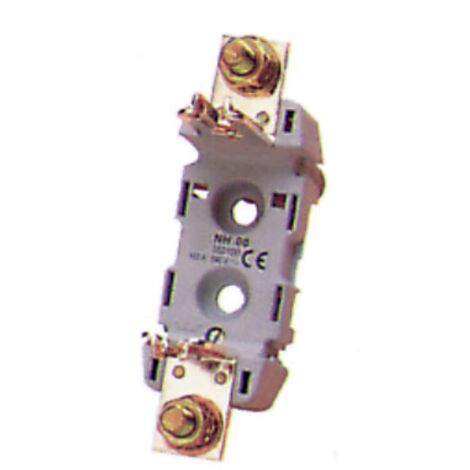 Portafusibile per fusibili NH 00, unipolare, 690V 160A, fissaggio su guida DIN o a vite, tipo PNH00-DIN - Wimex 5550175