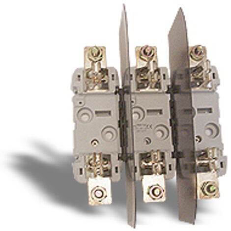 Portafusibile per fusibili NH 0, tripolare, 690V 160A, fissaggio su guida DIN o a vite, tipo PNH0x3-DIN - Wimex 5553215