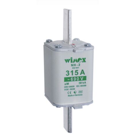 Fusibile NH 2, 690V 315A, impiego aM - Wimex 5508315