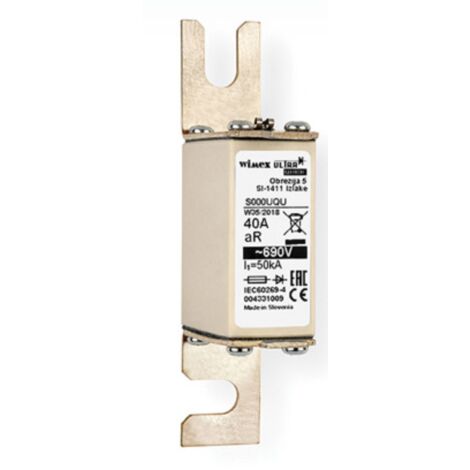 Fusibile NH 000, 500V 6A, impiego aM - Wimex 5505006