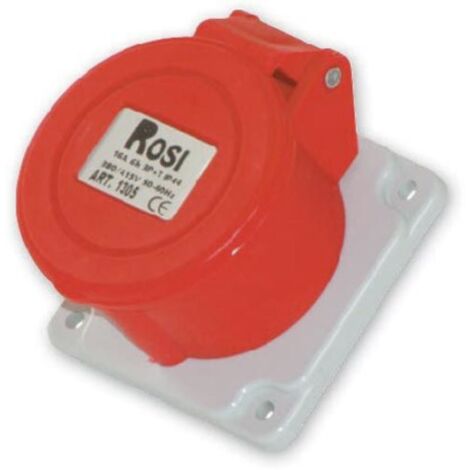 Spina Rosi industriale mobile 3P+T 16A 380V IP44