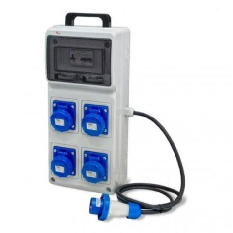 Quadro asc rosi materiale elettrico 4x3p 16a - 2240