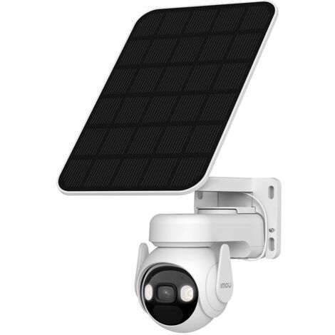Telecamera PTZ CELL PT WiFi con pannello solare, 3 megapixel, batteria 15000mAh, slot microSD integrata, IP66, visione notturna a colori, audio bidirezionale - IMOU KIT/IPC-K9EP-3T0WE (1/5)
