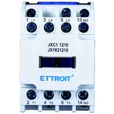 Contattore 24Vac, 3P, 12A, 3 contatti NO, 380Vac - Ettroit JX1631210