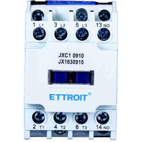 Contattore 24Vac, 3P, 9A, 3 contatti NO, 380Vac - Ettroit JX1630910