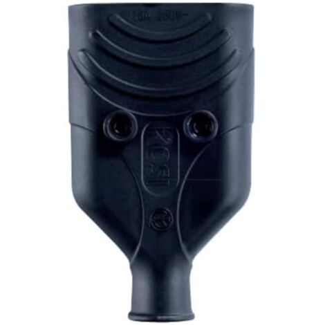 Spina in gomma NOVA 230V 16A IP44 verde