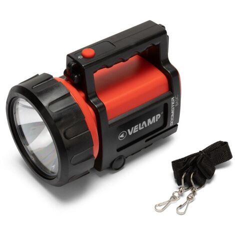Faro led portatile Doomster Basic, 1W, 100 lm, portata 150 metri, a batteria, - Velamp IR666-DRY