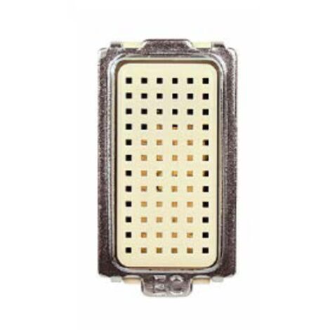 Modulo suoneria 12V, serie Tondò, bianco, compatibile con serie BTicino Magic - Elettrocanali ECL25721