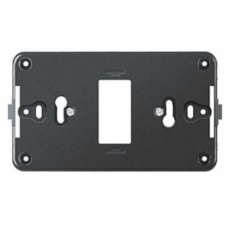 Supporto Per Placche In Resina 1 Foro Scatola Tonda Ecl 99651F