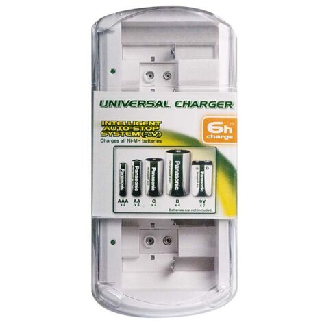 Caricabatterie Panasonic Eneloop SmartPlus - Per 4 Batterie AA/AAA, Con LED E Sicurezza, Include Batterie - Foto 8