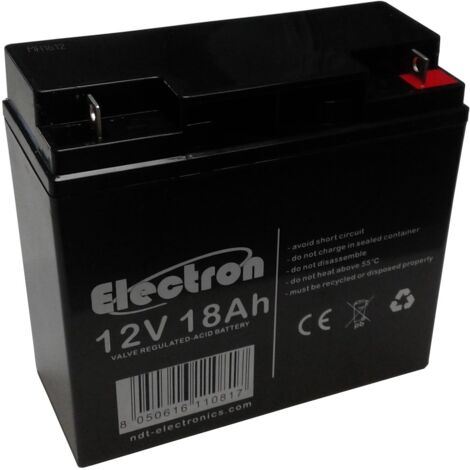 Batteria Al Piombo Ricaricabile 12v 17ah 18ah Ermetica Agm Terminali A Bullone - Foto 8